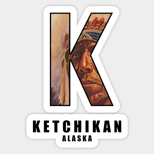 Ketchikan Alaska Sticker by dejava